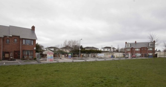 Newbridge Fire Remains. Six garden sheds