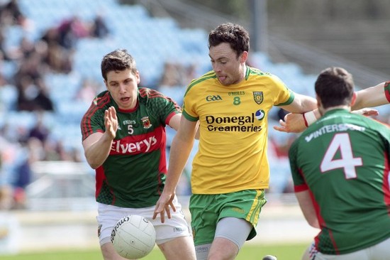 Martin McElhinney with Lee Keegan