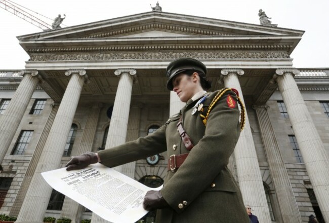Easter Rising Commemoration. Captain K