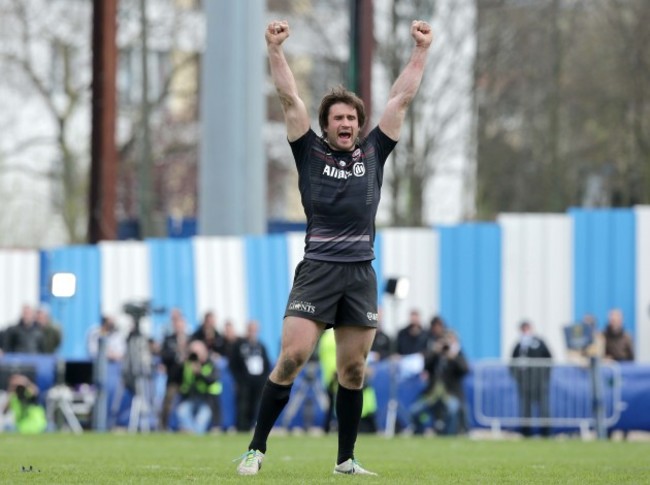 Marcelo Bosch celebrates kicking the winning penalty in the dying seconds of the game