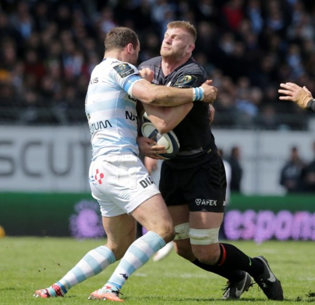 Jamie Roberts with George Kruis