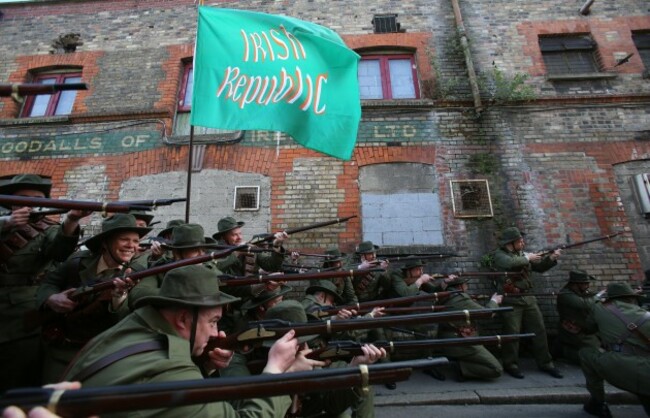 The O'Rahilly Charge re-enactment