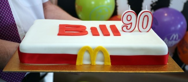 Party for McDonald's employee, 90