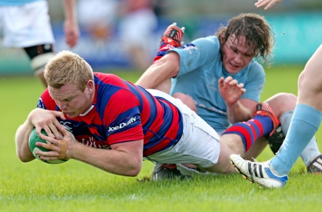 Royce Burke-Flynn scores his side's third try