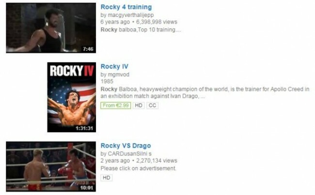 YouTube Rocky IV