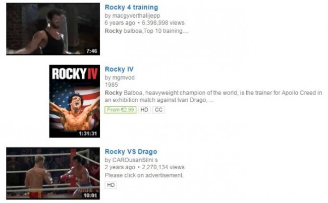 YouTube Rocky IV