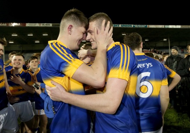 Steven O'Brien and Ian Fahey celebrate