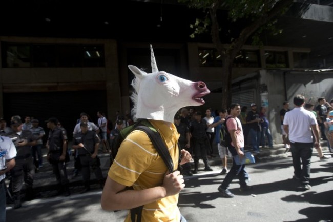 Brazil Soccer WCup Protests