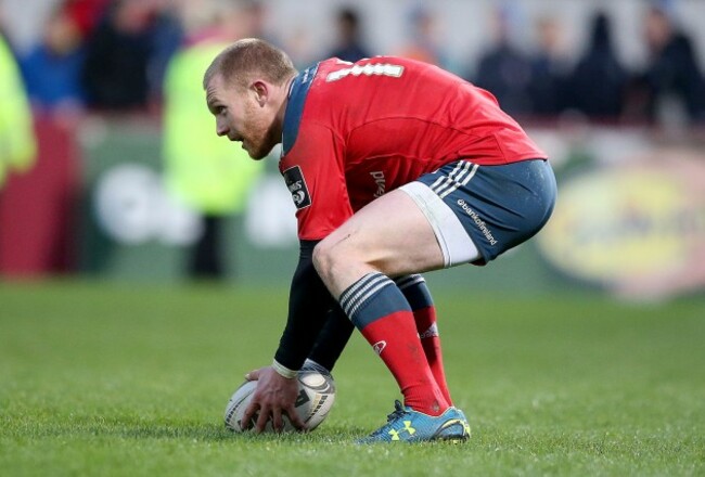 Keith Earls scoring his side's sixth try
