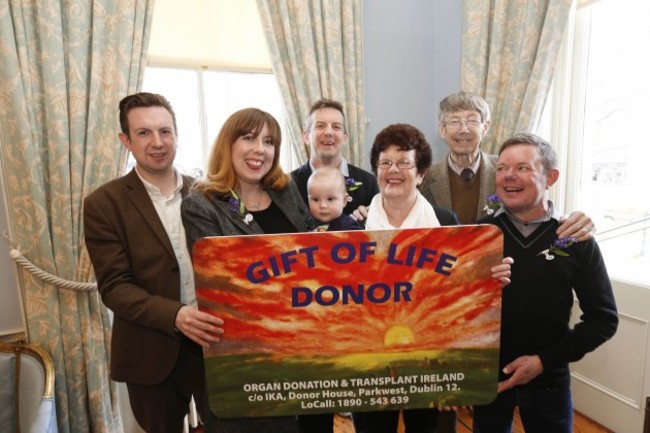 The Murphy Family, Mahon, Lia and baby Colm, Jack, S&iacute;le, Sean and Bob