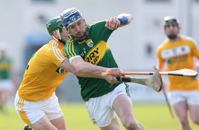 John Egan in action against Odhran McFadden