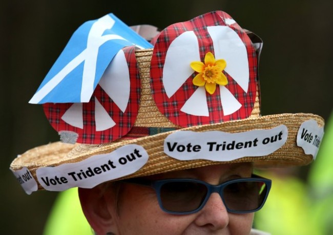 Trident protest