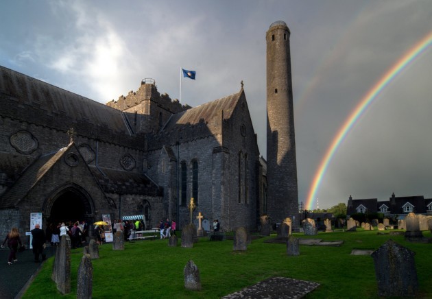 Rainbow at St. Canice's Cathedral