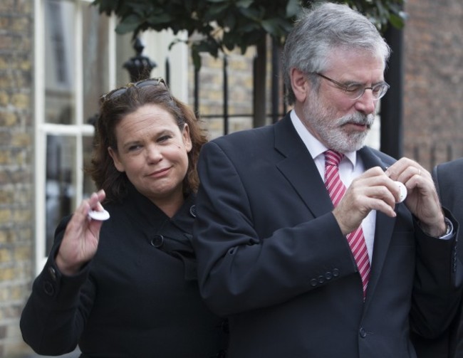 Sinn Fein - Yes Vote. Pictured (LtoR)