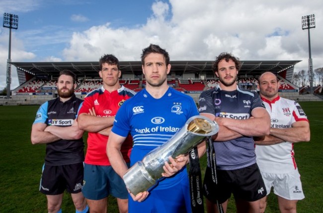 Tommy Seymour, Donncha OÕCallaghan, Kevin McLaughlin, Tyler Ardron and Rory Best