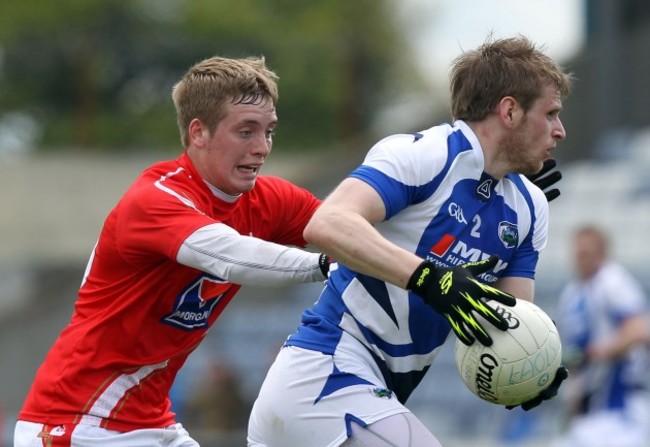 Ciaran Byrne chases Mark Timmons