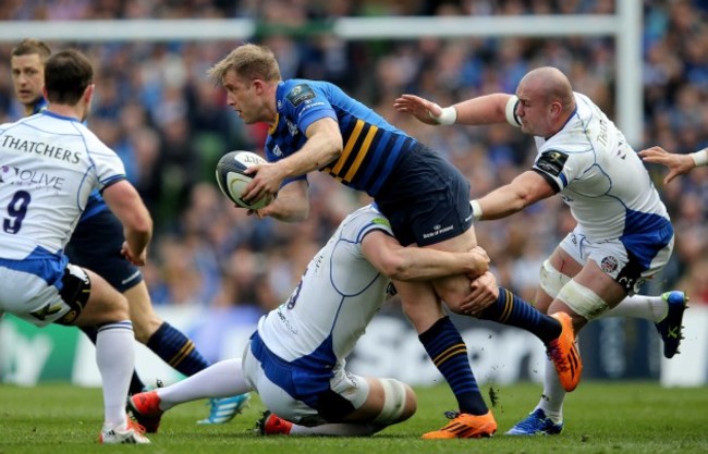 Luke Fitzgerald with Dave Attwood