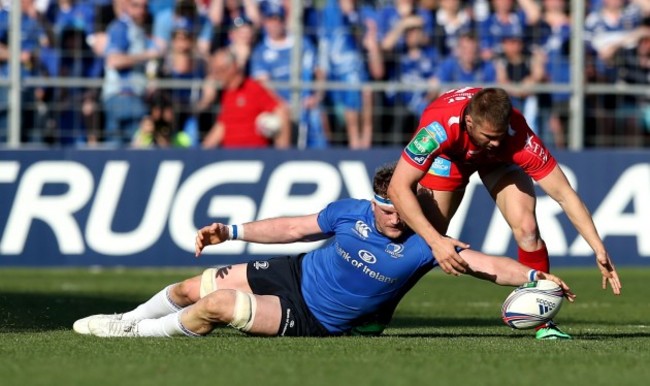 Drew Mitchell and Jamie Heaslip