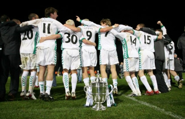 The Cork team celebrate victory 2/12/2007