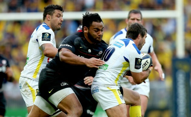 Billy Vunipola and Brock James