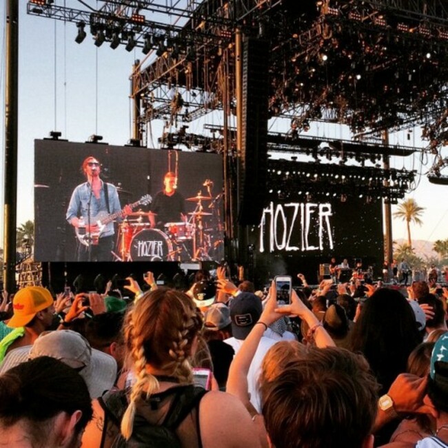 #hozier at #coachella