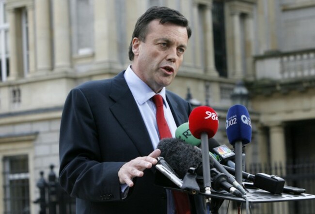 Brian Lenihan Dail Scenes