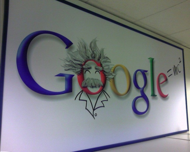 Einstein Google Logo At Google Kirkland