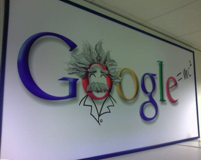 Einstein Google Logo At Google Kirkland