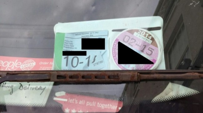 tax disc