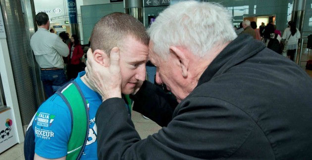 Paddy Barnes is welcomed back by Tommy Murphy