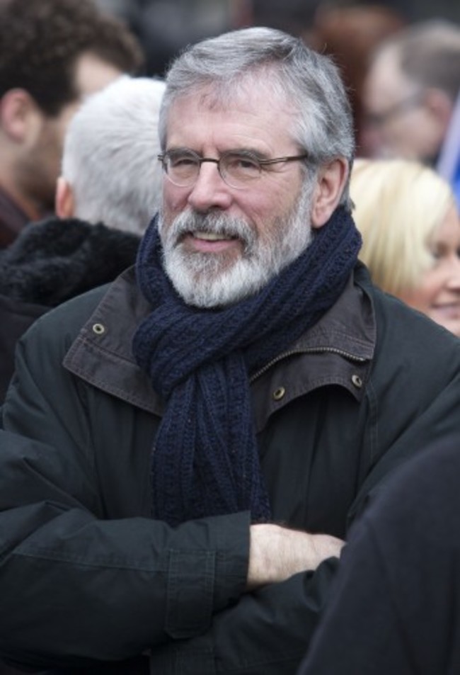 Sinn Fein - Gerry Adams TD. Pictured S