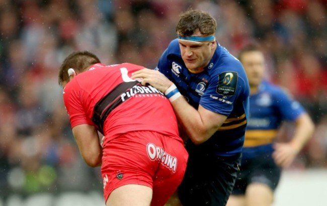 Bakkies Botha and Jamie Heaslip