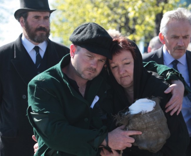 Strokestown/Dublin Famine Walk. L to R.