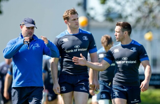 Emmett Farrell, Jamie Heaslip and Isaac Boss
