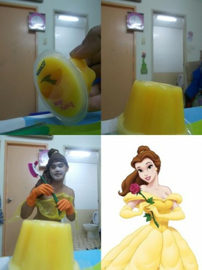 ขนาดกำลังจะไปล้างห้องน้ำ ...