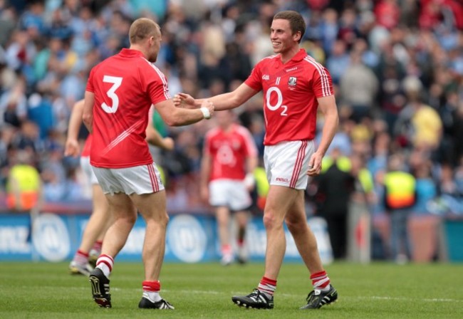 Michael Shields and Paddy Kelly celebrate