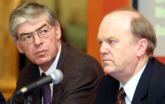 File Photo Michael Noonan says Alan Dukes reassured him on Siteserv sale.