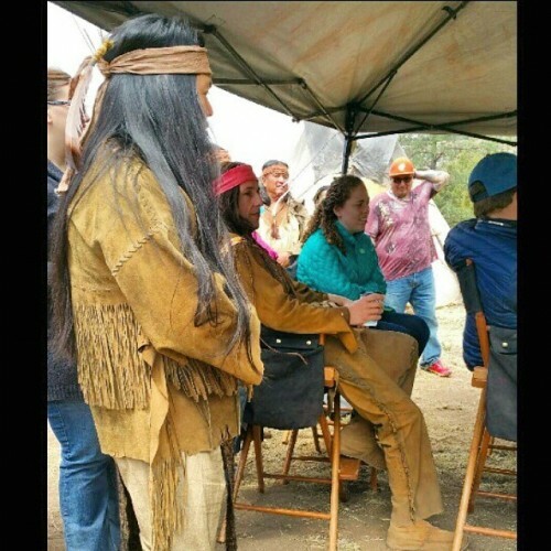 Hanging out with Adam Sandler, viewing take backs from today's scenes. Having a good time, great cast, great crew and feeling blessed to be here. #NativePride #Comedy #AdamSandler #NM #film #SAGfilm #LasVegasNM #movies #fitfam #gains #beastmode #NativeActor #Acting #Actor #indigenous