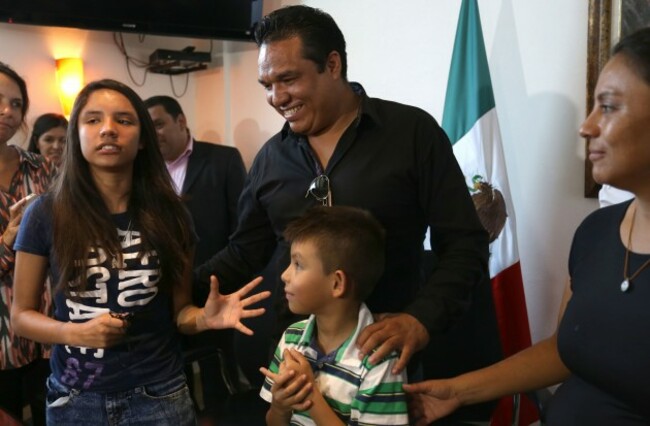 Mexico US Girl Seized