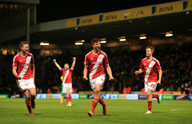 Soccer - Sky Bet Championship - Norwich City v Middlesbrough - Carrow Road