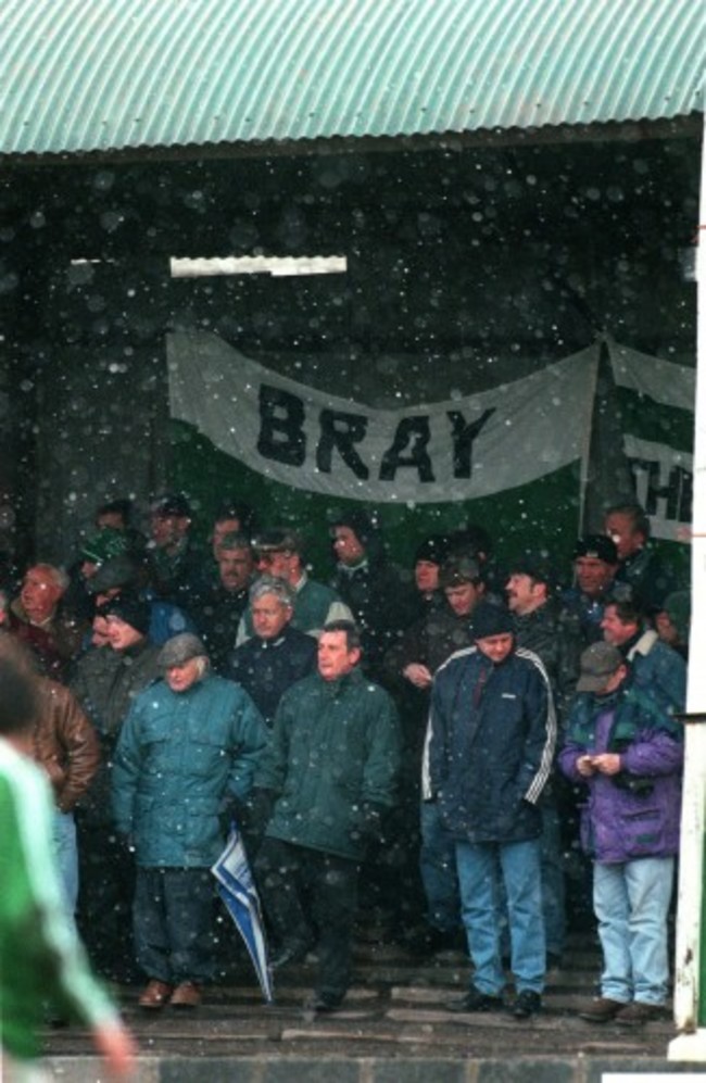 Bray Wanderer's fans 31/12/1996