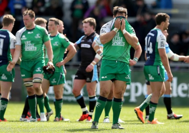 Ronan Loughney dejected