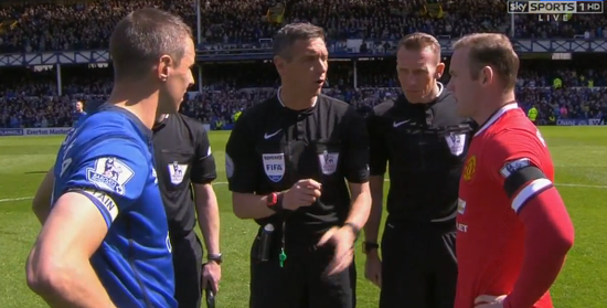 Captains Everton Man United