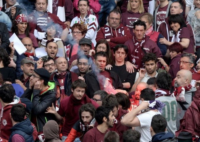 Italy Soccer Turin Derby Violence