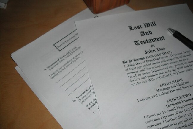 Last Will And Testament