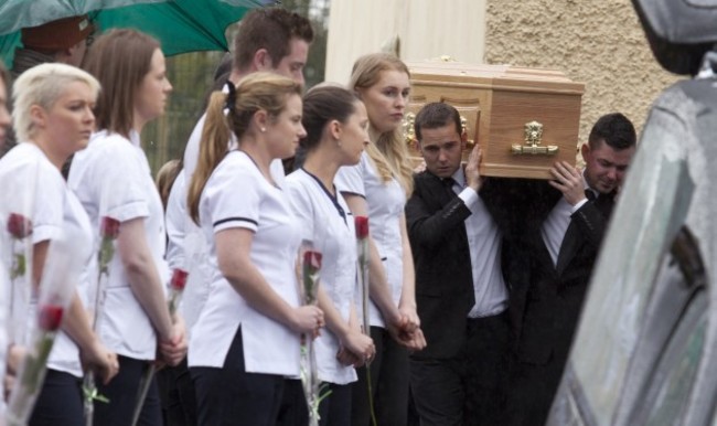 Karen Buckley Funeral. Hundreds of mourn