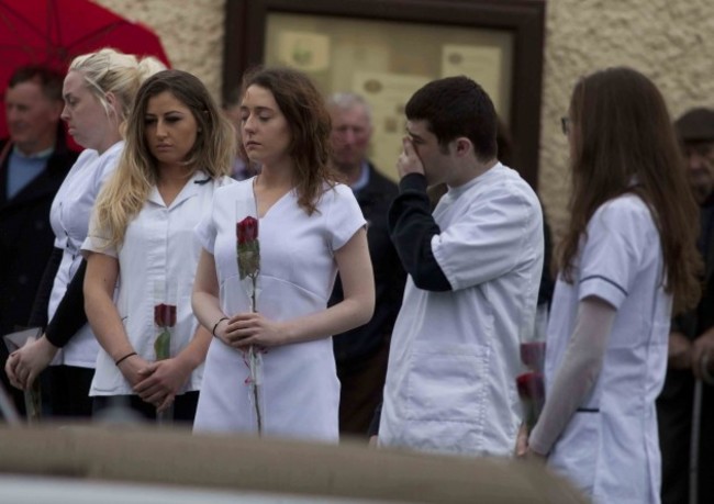 Karen Buckley Funeral. Hundreds of mourn