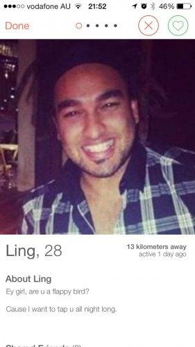 best one line tinder bios for guys