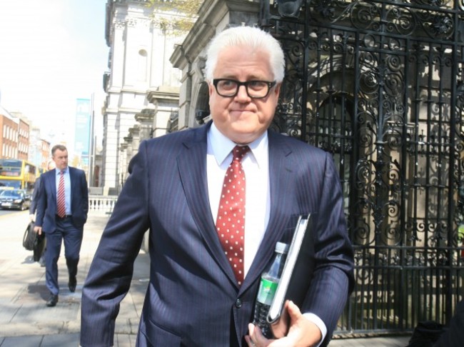 Ulster Bank CEO Jim Brown arriving for th