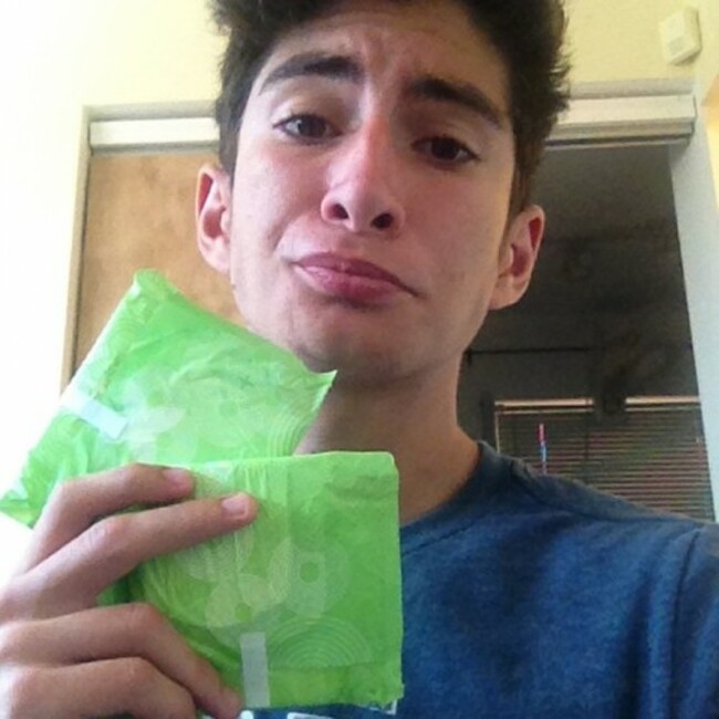 TO EVERY BOY THAT FOLLOWS ME AND CALLS HIMSELF A MAN OR SIMPLY A GOOD HUMAN BEING. Petition for all of us to start bringing a couple pads or tampons to school to help our girl friends. If you have a girlfriend or are friends with a girl, u should know that they do not always have tampons or pads on them, or that sometimes their period just hits them without notice and have a bit of a problem finding one. We should support them with this, after all, we don't have to go trough all they they do because of menstruation, so it's just logical that we help them. You should already know to give them your sweater and not question when they wrap it around their waist. So let's step it up a notch and help them out. IF YOU HAVE ANY RESPECT FOR YOUR MOTHER, YOUR GIRLFRIEND, OR JUST WOMEN IN GENERAL I EXPECT FOR YOU TO FOLLOW ME ON THIS. To every girl that follows me. You are completely welcomed to ask me for a pad at any time without receiving a negative response or a dirty look. We should all help each other out like this so you don't have to thank me at all. #realmensupportwomen